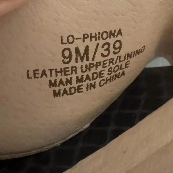 Louise et Cie Navy Blue Strappy Wedge Heel Sandals size 9 - Picture 11 of 11